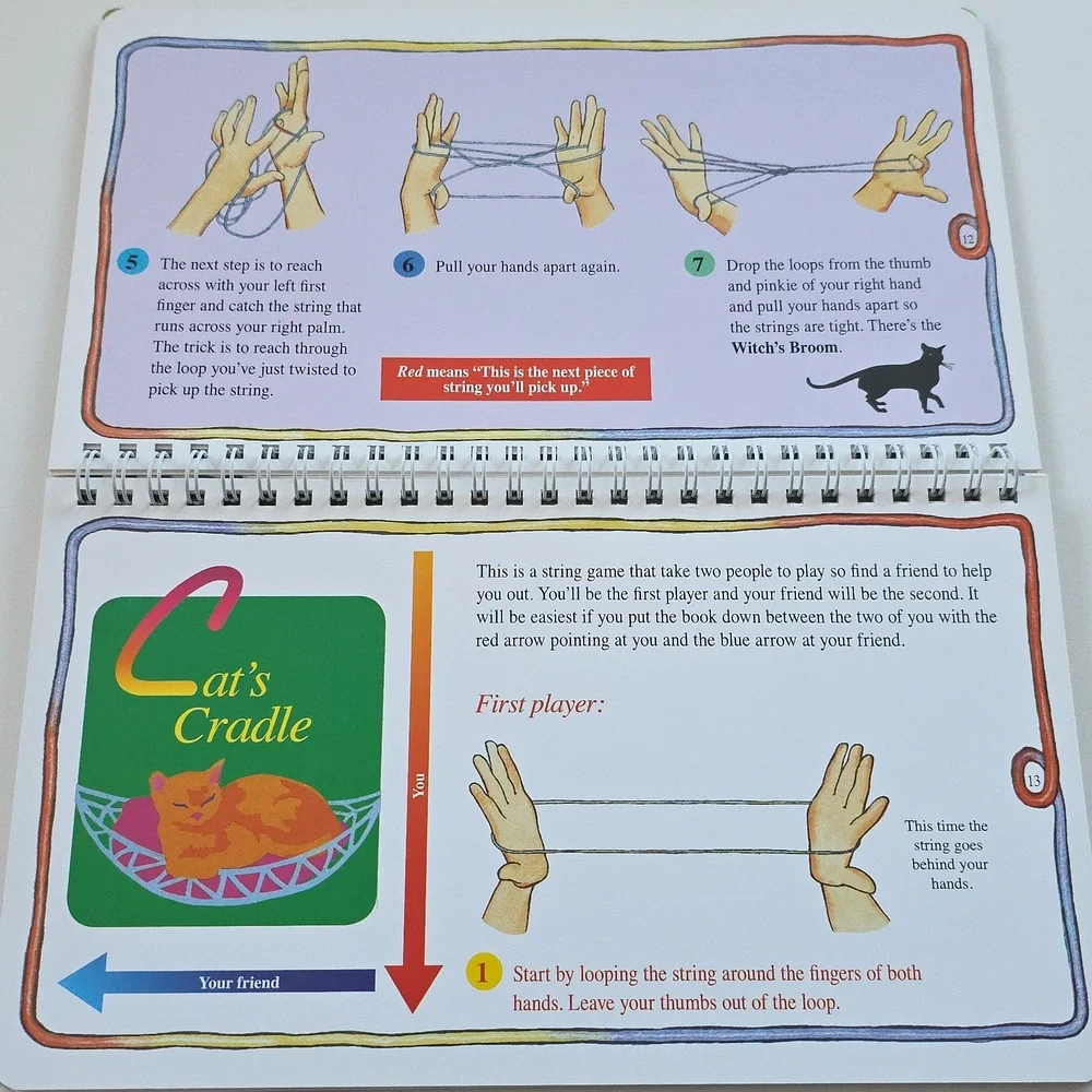 Children's Book - A Book Of String Figures - Cat's Craddle